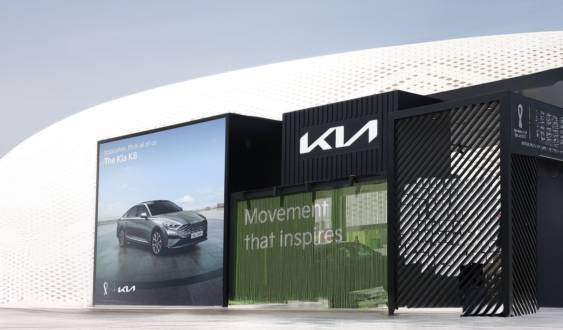 Partenariat Kia FIFA depuis 2010 — stade international